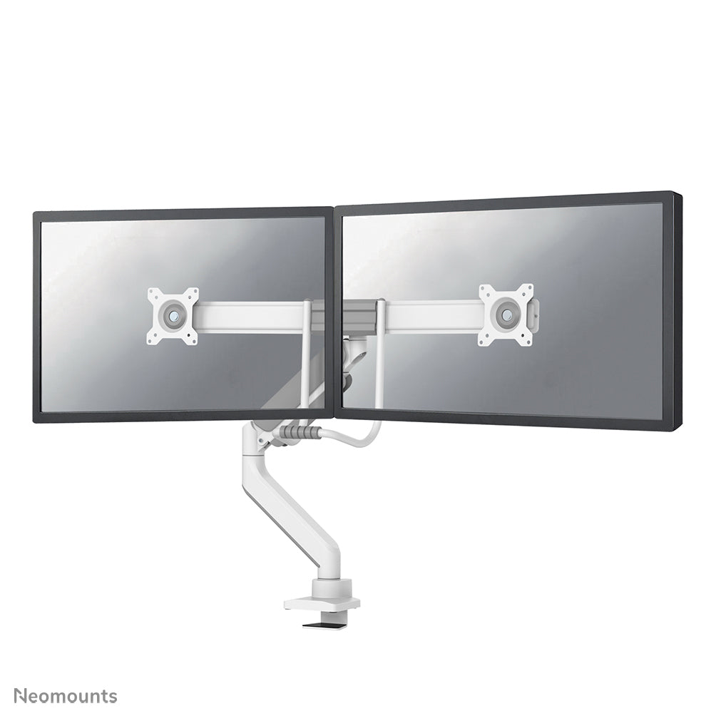 Neomounts DS75-450WH2 Monitorarm 17-32" - Gasfeder - Topfix - 180°-Stopp