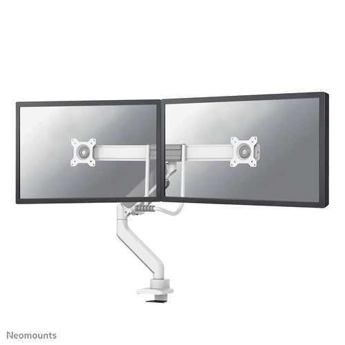 Neomounts DS75-450WH2 Monitorarm 17-32" - Gasfeder - Topfix - 180°-Stopp