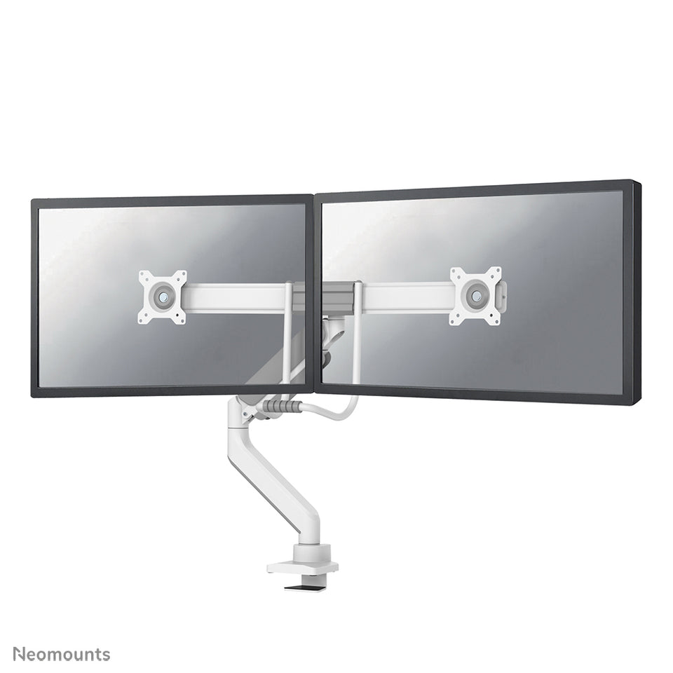 Neomounts DS75-450WH2 Braccio per monitor 17-32" - Molla a gas - Topfix - Blocco a 180°