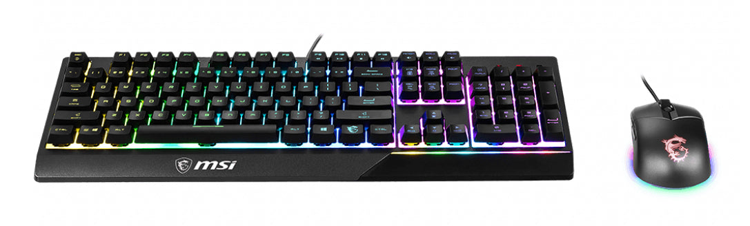 MSI S11-04DE601-CLA Tastatur Maus enthalten Gaming USB QWERTZ Deutsch Schwarz