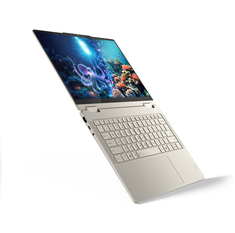 Lenovo Yoga 7 2-in-1 14ILL10 Copilot+ PC Intel Core Ultra 5 226V Hybrid (2-in-1) 35,6 cm (14") Touchscreen WUXGA 16 GB LPDDR5x-SDRAM 1 TB SSD Wi-Fi 7 (802.11be) Windows 11 Home Deutsch Grau