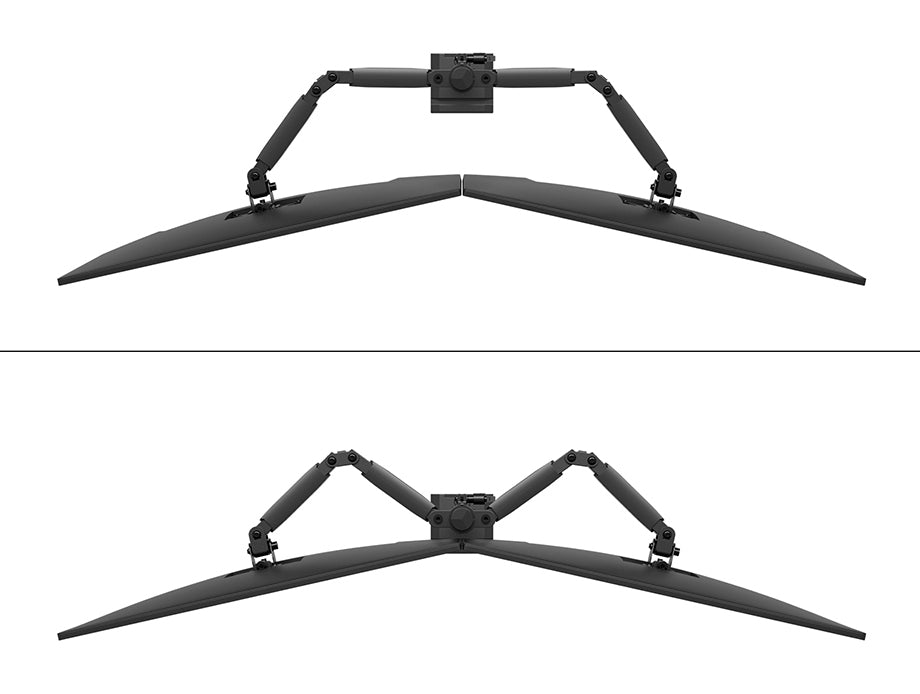 Neomounts DS60-600BL2 Monitorarm 10-32" - Quick Fix - 180°-Stopp
