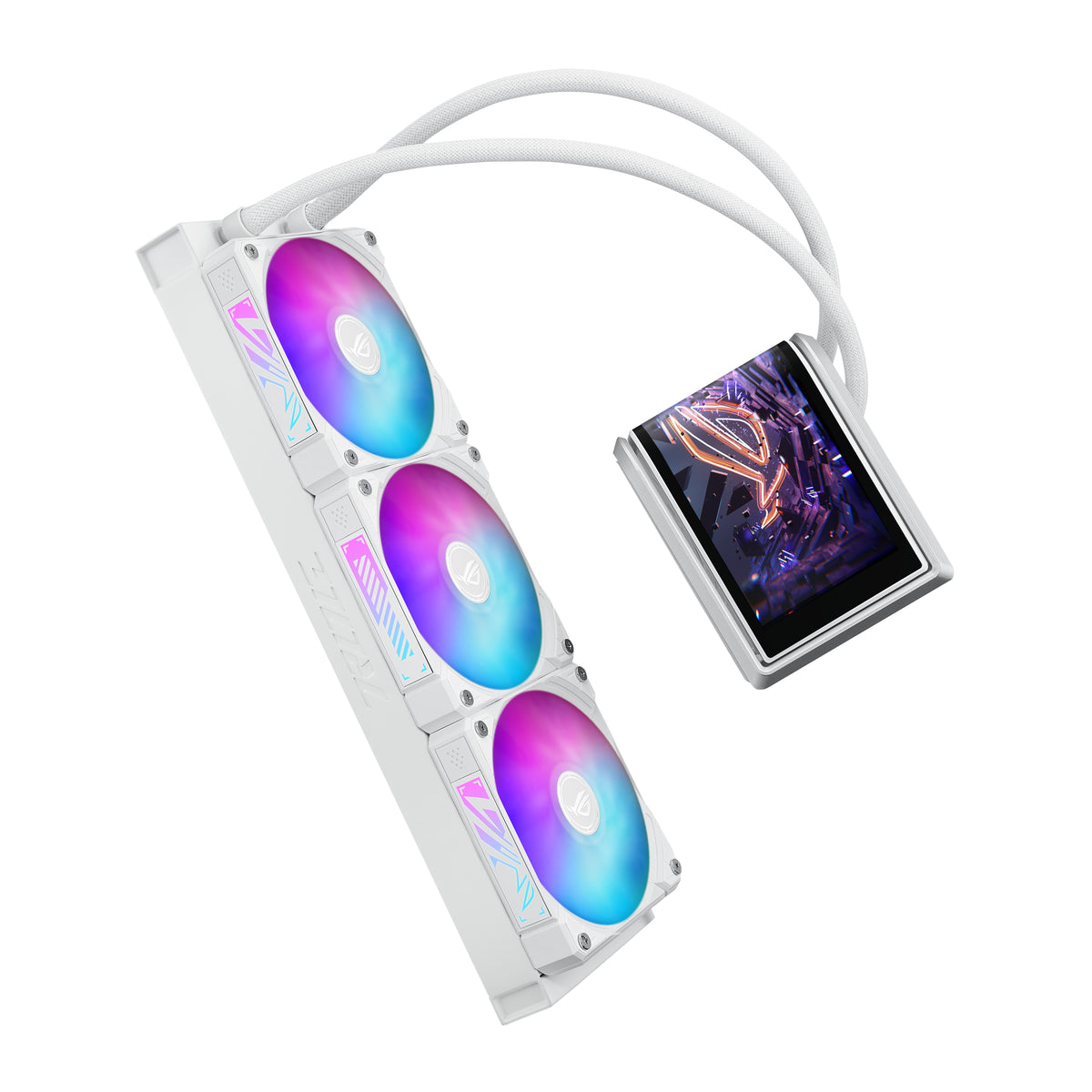 ASUS ROG RYUO IV 360 ARGB WHT Prozessor All-in-One-Flüssigkeitskühler 12 cm Weiß