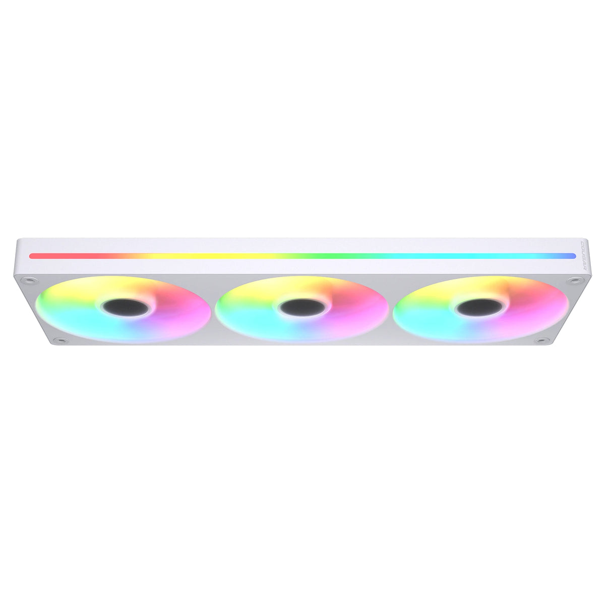 COUGAR Unity360-FB Single-Frame 360 ARGB PWM Forward-Lüfter mit Stream-Kabel-Design, Weiß