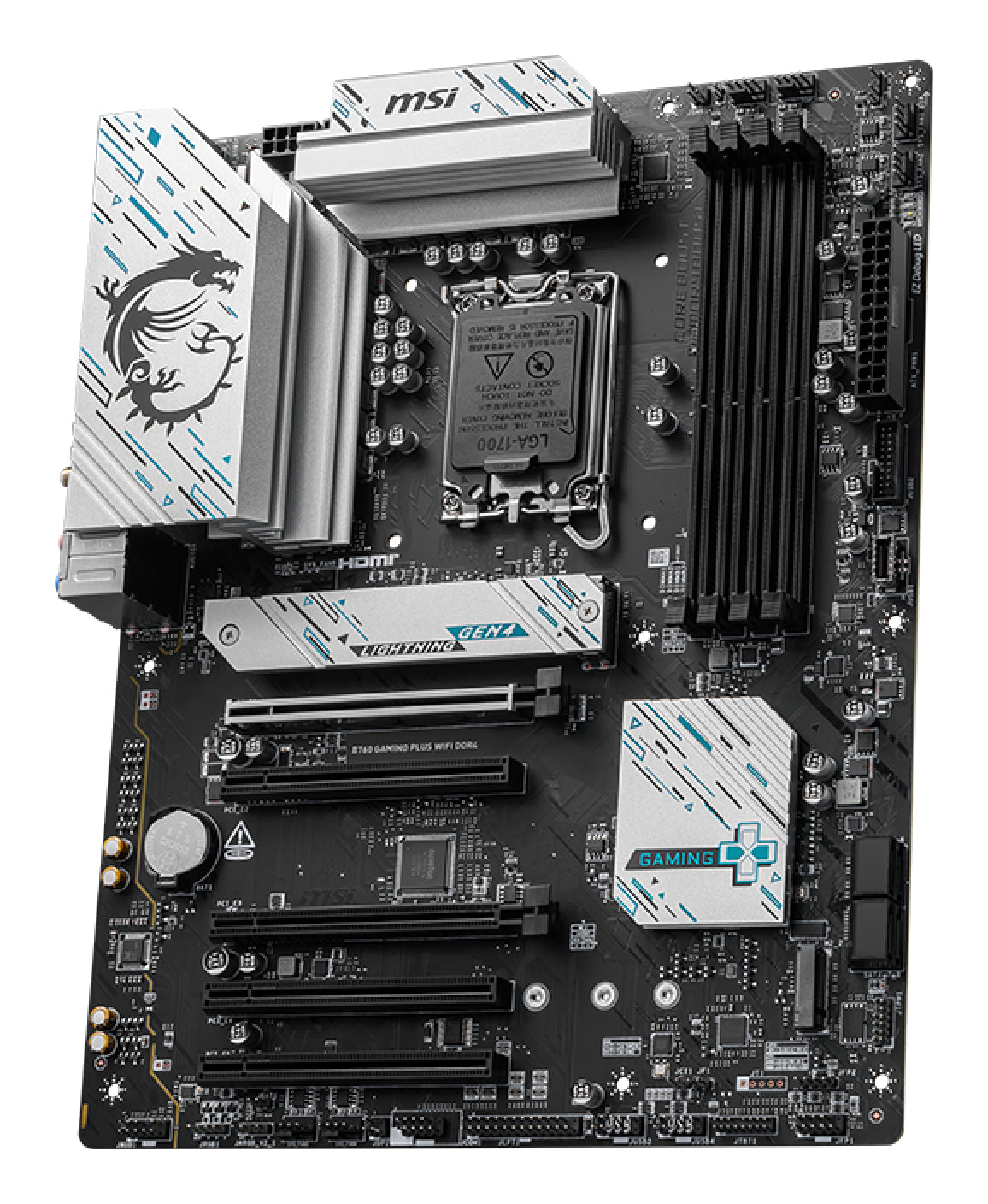 MSI B760 GAMING PLUS WIFI DDR4 Motherboard Intel B760 LGA 1700 ATX