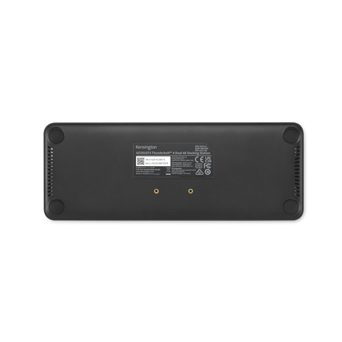 Kensington SD5760T Thunderbolt 4 Dockingstation mit Dual 4K und 96 W PD