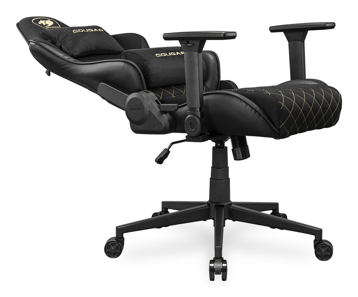 COUGAR Gaming-Stuhl Armor One V2 Gold F, PVC/Stoff, Schwarz