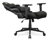 COUGAR Gaming-Stuhl Armor One V2 Gold F, PVC/Stoff, Schwarz