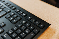 CHERRY KW 3000 Tastatur Universal RF Wireless AZERTY Französisch Schwarz