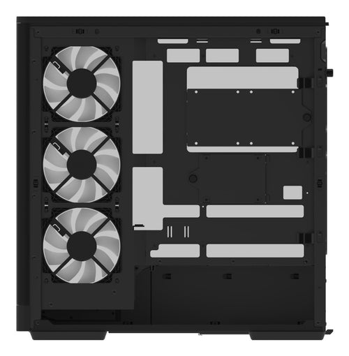 Aerocool P500A PC-Gehäuse, Midi-Tower, ATX, Tempered Glass, RGB - schwarz