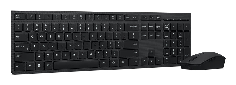 Lenovo 4X31R64346 Tastatur Maus enthalten Heimbüro RF Wireless + Bluetooth QWERTY Französisch, Deutsch, Schweiz Grau