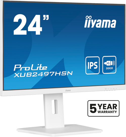 iiyama ProLite XUB2497HSN-W2 Computerbildschirm 60,5 cm (23.8") 1920 x 1080 Pixel Full HD LED Weiß