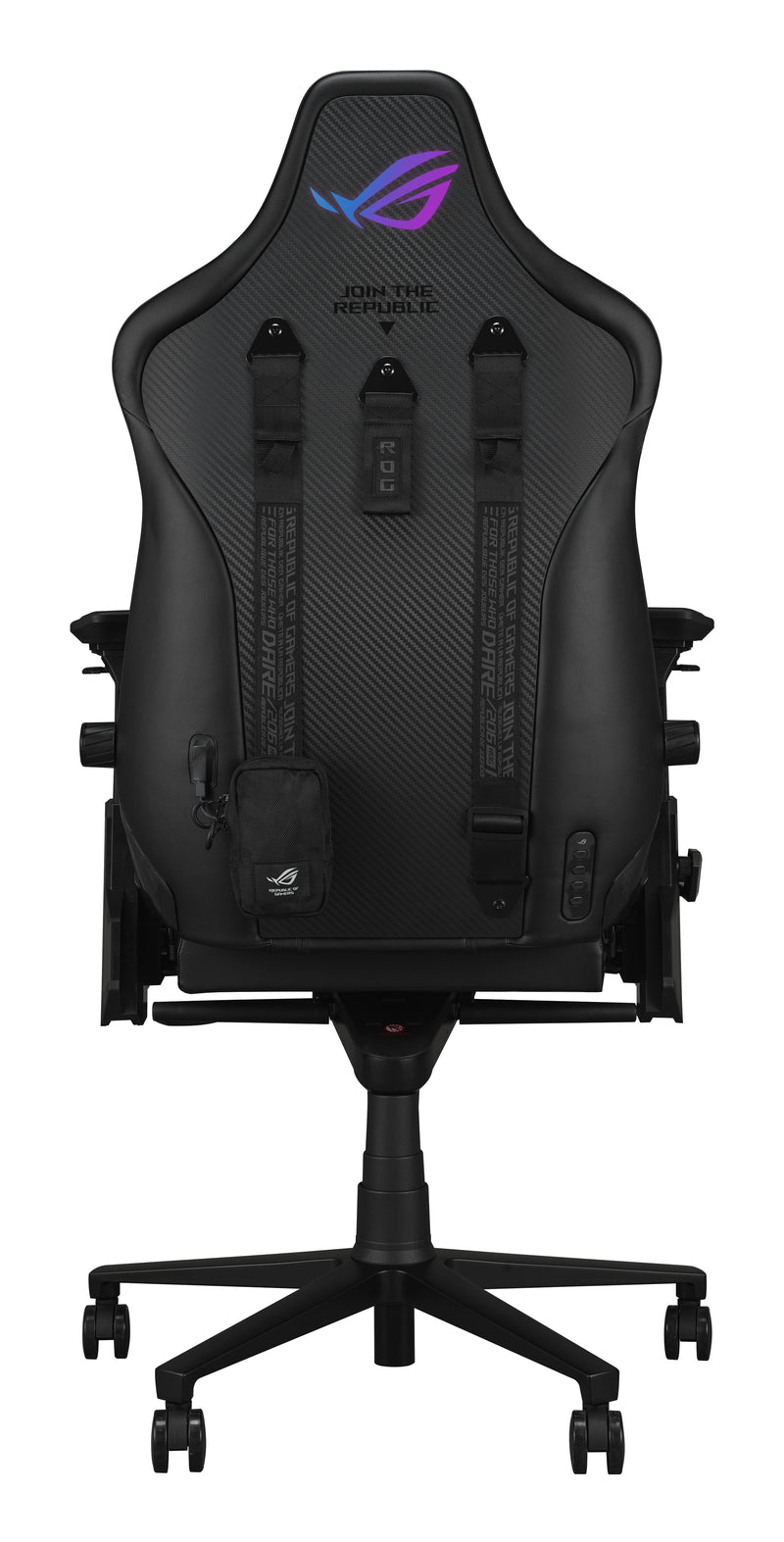 ASUS ROG Courser Universal-Gamingstuhl Gepolsterter Sitz Schwarz