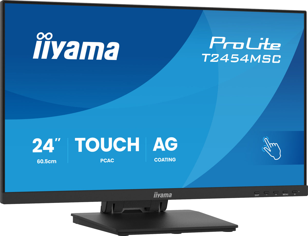 iiyama ProLite T2454MSC-B3AG Computerbildschirm 60,5 cm (23.8") 1920 x 1080 Pixel Full HD LED Touchscreen Multi-Nutzer Schwarz