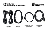 iiyama ProLite XUB2790QSUH-B2 Computerbildschirm 68,6 cm (27") 2560 x 1440 Pixel Quad HD LED Schwarz