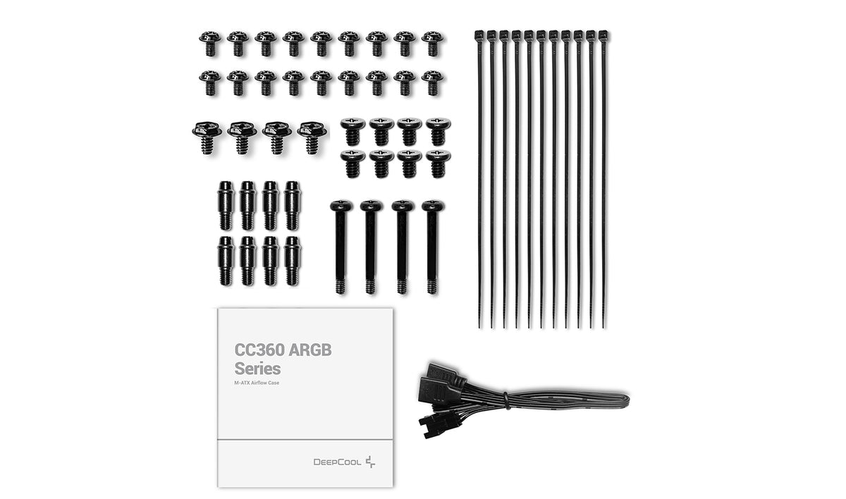 DeepCool CC360 ARGB Mini Tower Schwarz