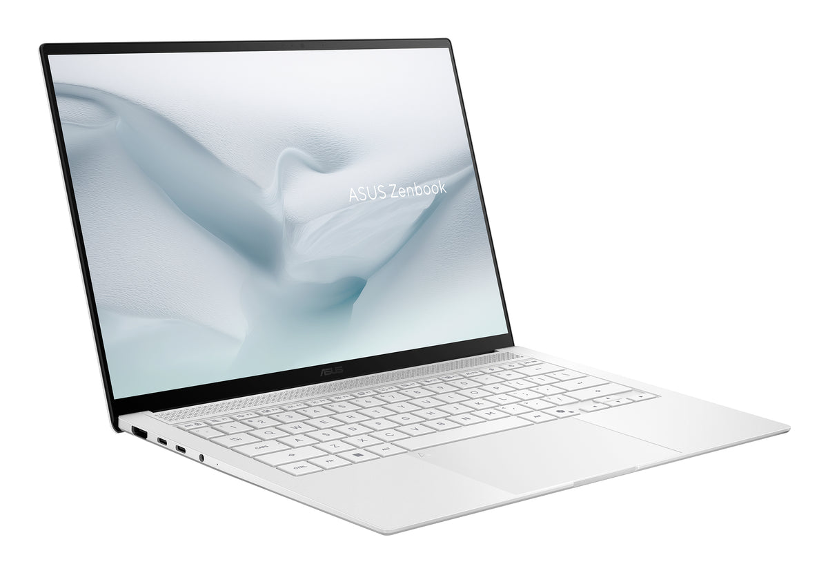 ASUS Zenbook S14 UX5406AA-SU173W Copilot+ PC Intel Core Ultra 9 386H Laptop 35,6 cm (14") Touchscreen 3K 32 GB LPDDR5x-SDRAM 1 TB SSD Wi-Fi 7 (802.11be) Windows 11 Home Spanisch Weiß