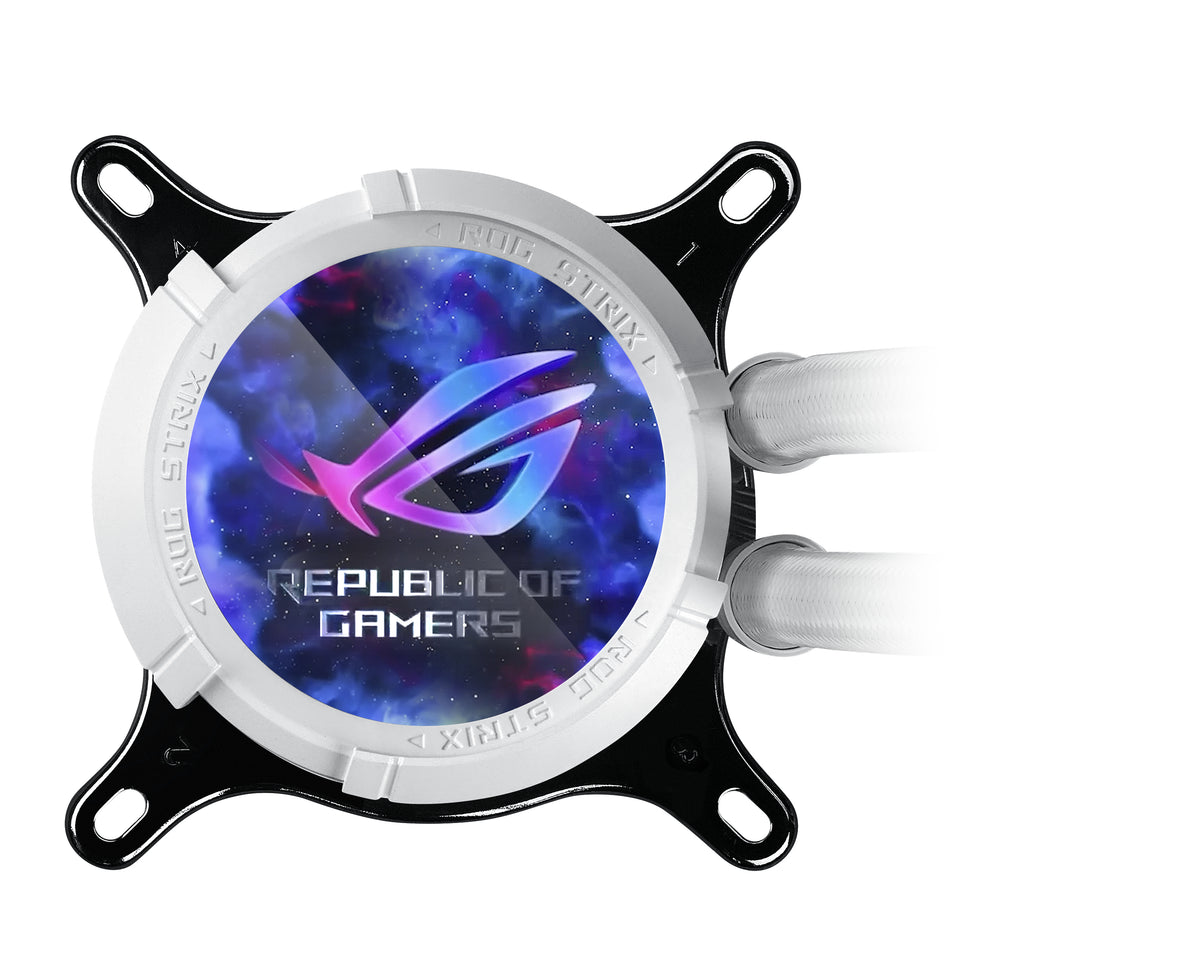 ASUS ROG Strix LC III 360 ARGB White Edition Prozessor All-in-One-Flüssigkeitskühler 12 cm Weiß