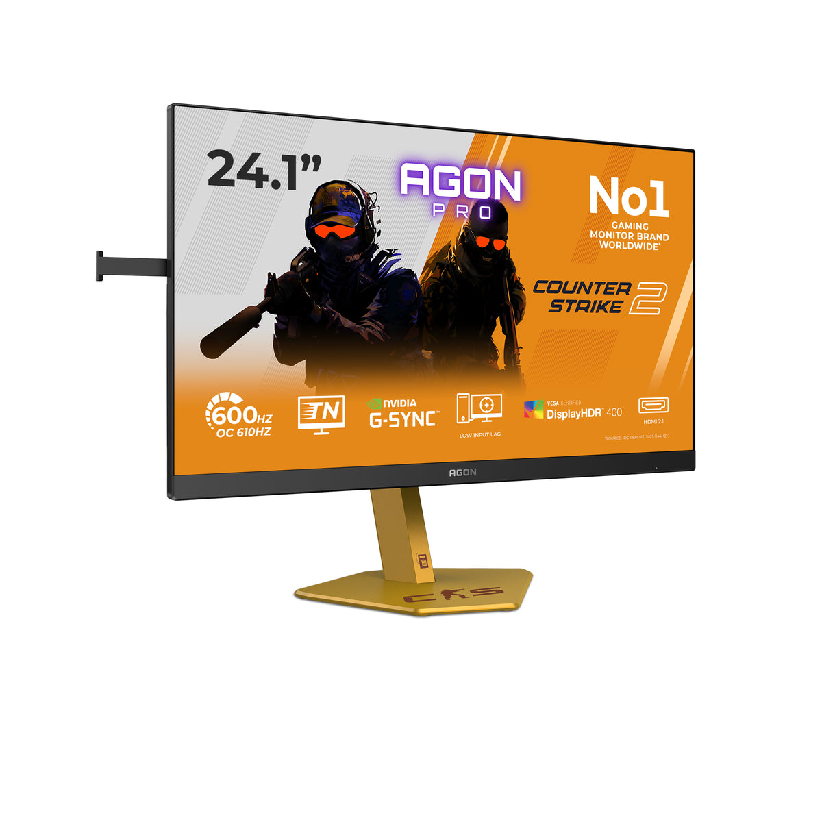AOC AGON PRO CS24A Computerbildschirm 61,2 cm (24.1") 1920 x 1080 Pixel Full HD LED Schwarz