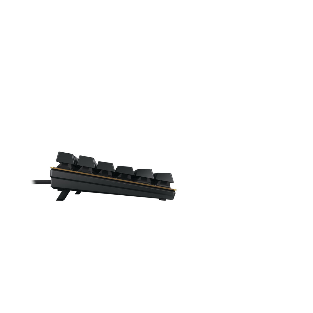 CHERRY KC 200 MX Tastatur Universal USB QWERTZ Deutsch Schwarz, Bronze