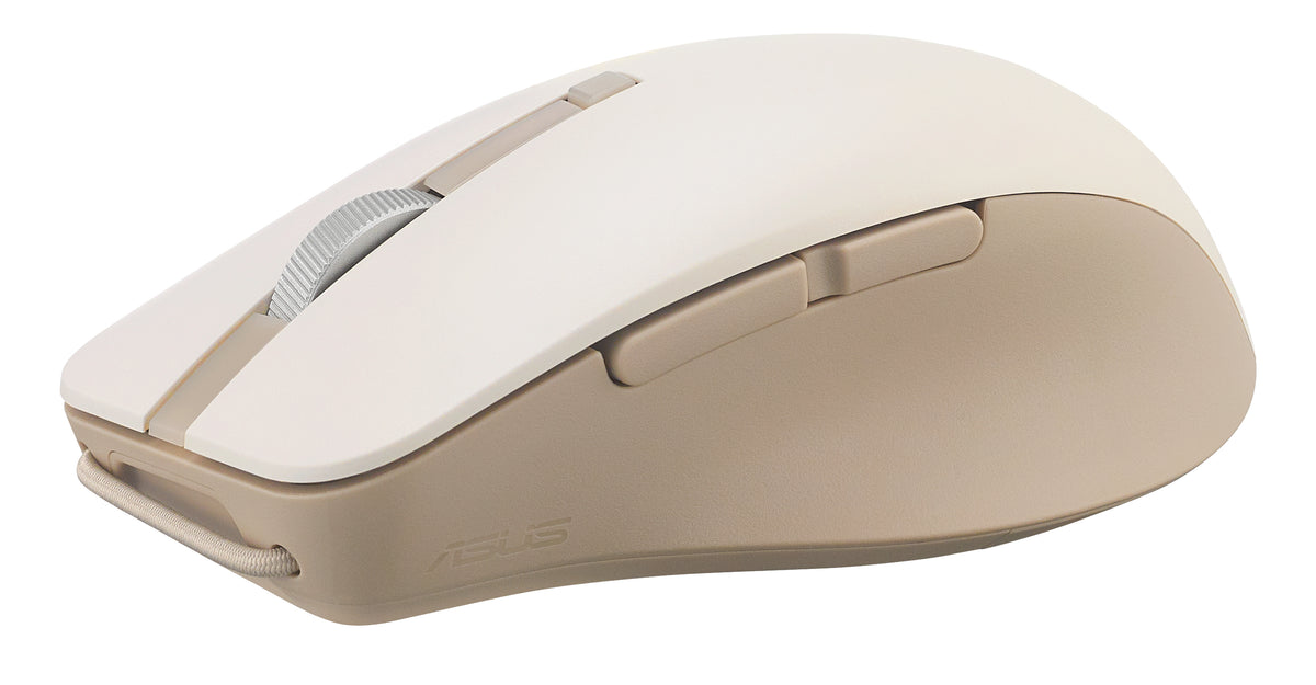 ASUS SmartO Mouse MD200 Silent Plus Maus Büro Beidhändig RF Wireless + Bluetooth Optisch 4200 DPI