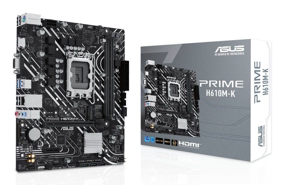 ASUS Prime H610M-K Intel H610 LGA 1700 Micro ATX