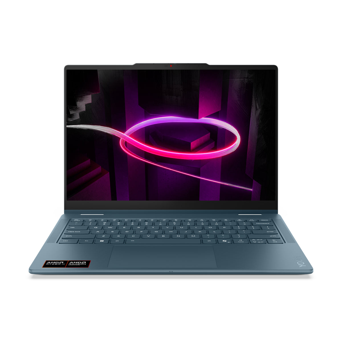 Lenovo Yoga 7 2-in-1 14AGP11 Copilot+ PC AMD Ryzen AI 7 445 Hybrid (2-in-1) 35,6 cm (14") Touchscreen 2.8K 16 GB LPDDR5x-SDRAM 512 GB SSD Wi-Fi 7 (802.11be) Windows 11 Home Türkis Deutsch