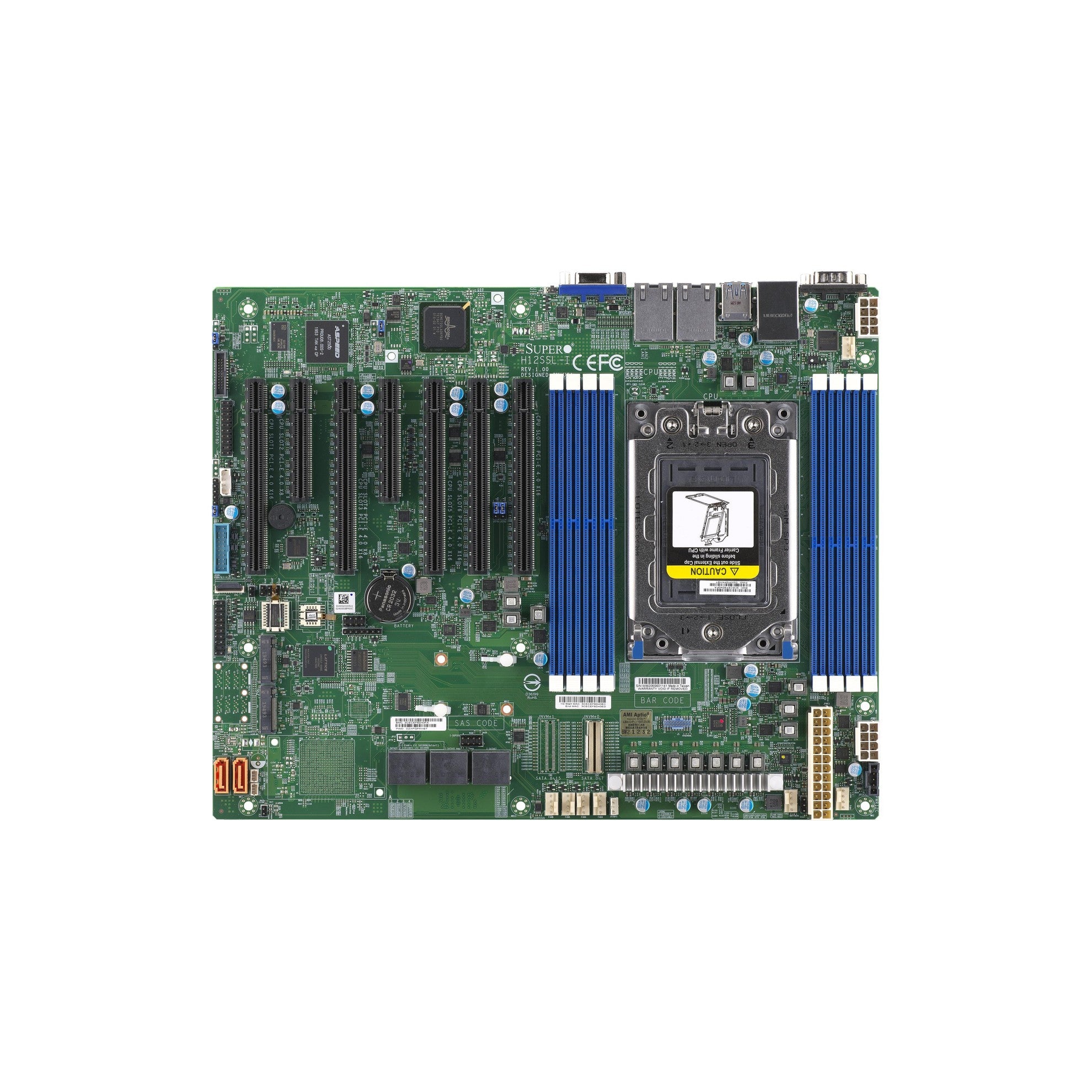 Supermicro H12SSL-I: SP3, EPYC 7002/7003