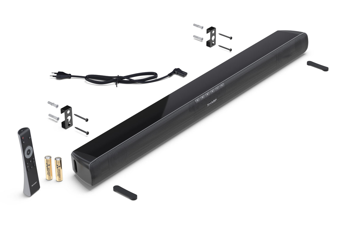 Sharp HT-SB100 Soundbar-Lautsprecher Schwarz 2.0 Kanäle 75 W