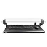 StarTech.com Untertisch Ausziehbare Tastaturablage, Höhenverstellbare Tastaturhalterung mit Tischklemmen, bis zu 12kg, Computertisch/Schreibtisch Tastaturauszug/Tastatureinschub