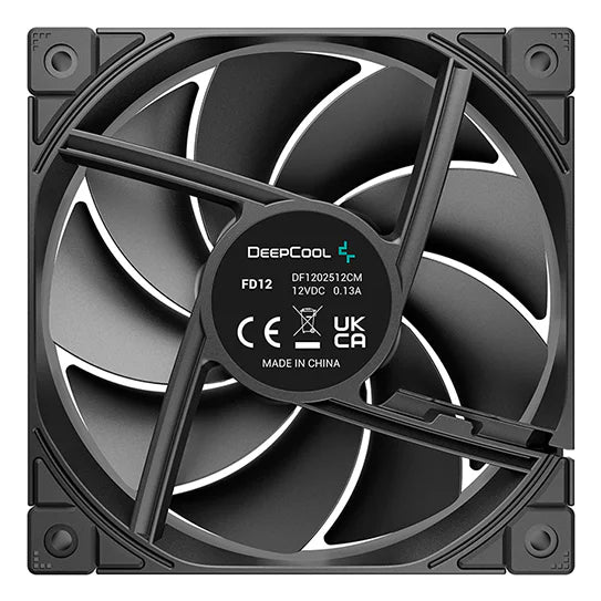 DeepCool FD12 Computergehäuse Ventilator 12 cm Schwarz 1 Stück(e)
