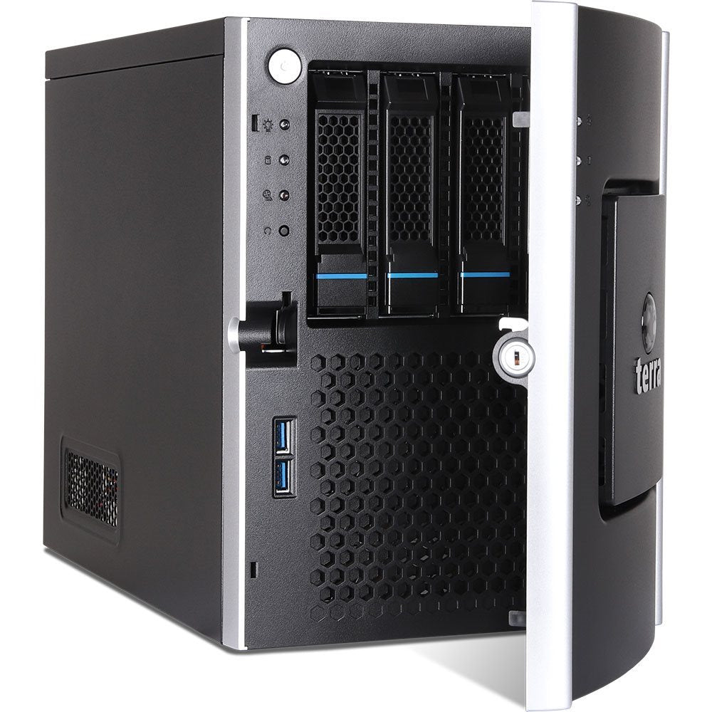 TERRA MINISERVER 1100376 Server 1,92 TB Mini Tower Intel® Xeon® E-2434 3,4 GHz 32 GB DDR5-SDRAM 450 W Windows Server 2025 Essentials