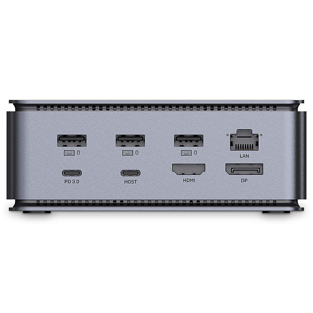 Lindy 43372 laptop-dockingstation & portreplikator Andocken USB4 Anthrazit