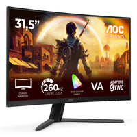 AOC G4 C32G42ZE Computerbildschirm 80 cm (31.5") 1920 x 1080 Pixel Full HD LED Schwarz, Rot
