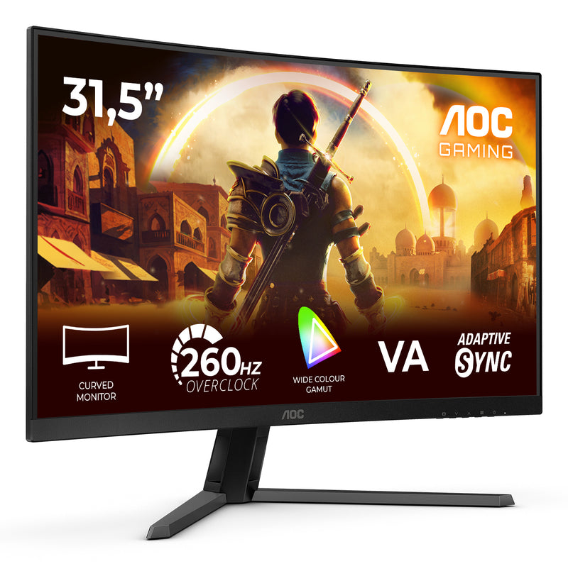 AOC G4 C32G42ZE Computerbildschirm 80 cm (31.5") 1920 x 1080 Pixel Full HD LED Schwarz, Rot