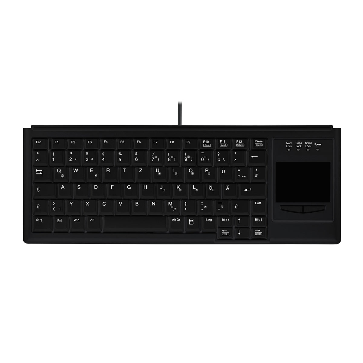 Contour Design Active Key Contour Industrietastatur IP68 Touchpad Mini Kabelgebunden Schwarz DE 4400