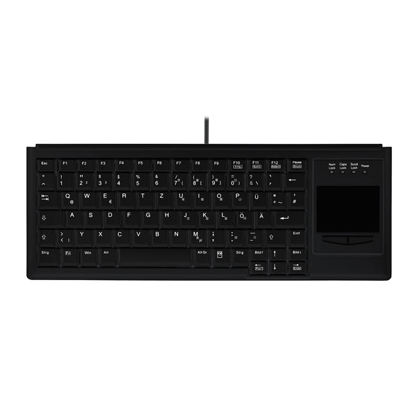 Contour Design Active Key Contour Industrietastatur IP68 Touchpad Mini Kabelgebunden Schwarz DE 4400