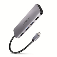 Axagon HMC-HCR3A 3x USB-A+ HDMI+ SD/microSD USB-C 3.2 Gen 1 hub 20cm Kabelgebunden USB 3.2 Gen 1 (3.1 Gen 1) Type-C Grau