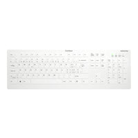 Contour Design Active Key AK-C8112 Tastatur Medizinisch RF Wireless QWERTZ Schweiz Weiß
