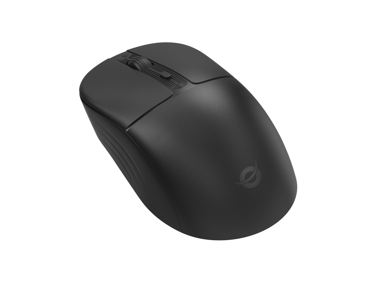 Conceptronic LORCAN04B Dual-Mode Wireless Maus mit 4 Tasten, Bluetooth 5.2, 2.4GHz