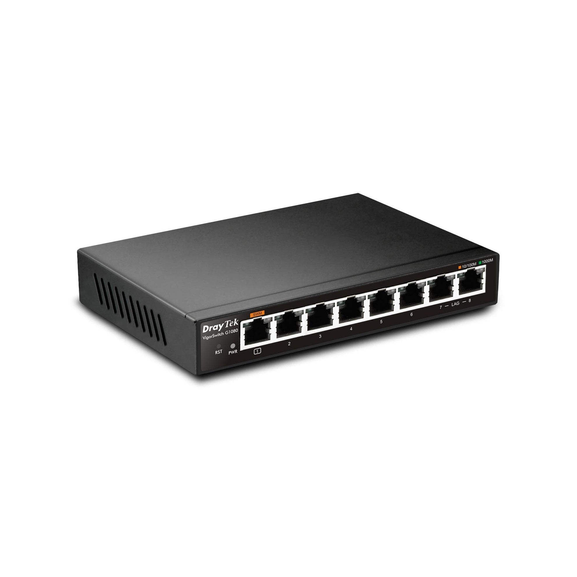 DrayTek VigorSwitch G1080 : 8 Ports RJ-45