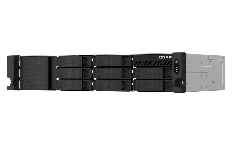 QNAP TS-864EU-8G NAS & Speicherserver Rack (2U) Intel® Celeron® 8 GB DDR4 0 TB QNAP Turbo System Schwarz