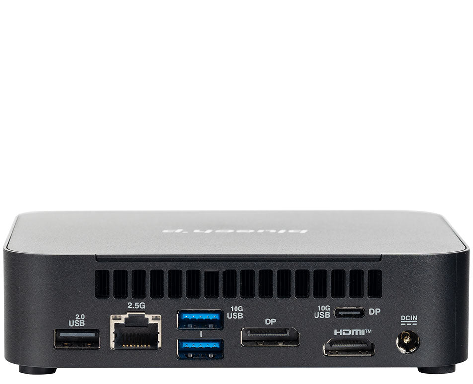 bluechip BUSINESSline M14150 Intel® N N150 8 GB DDR5-SDRAM 500 GB SSD Windows 11 Pro Mini PC Mini-PC Schwarz