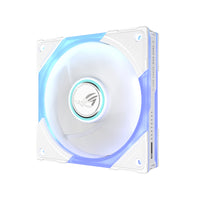 ASUS ROG Eurux GR120 ARGB Reverse Fan White Edition - Triple Pack Computergehäuse Ventilator 12 cm Weiß 3 Stück(e)