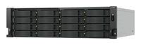 QNAP TS-H1677AXU-RP Speicherserver Rack (3U) AMD Ryzen™ 7 7745 32 GB DDR5 0 TB QNAP QTS Schwarz, Grau