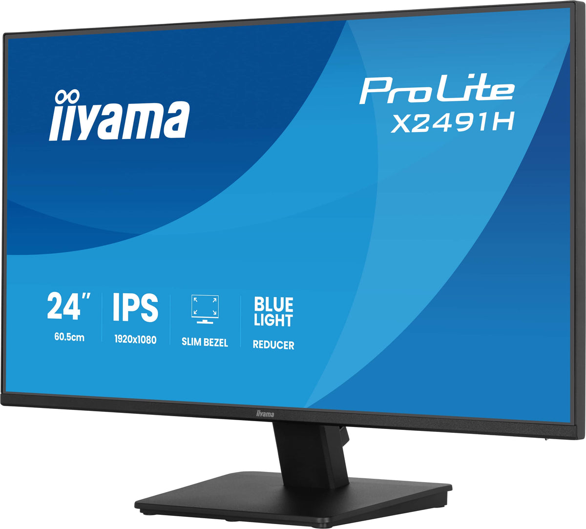 iiyama ProLite X2491H-B1 Computerbildschirm 60,5 cm (23.8") 1920 x 1080 Pixel Full HD LCD Schwarz