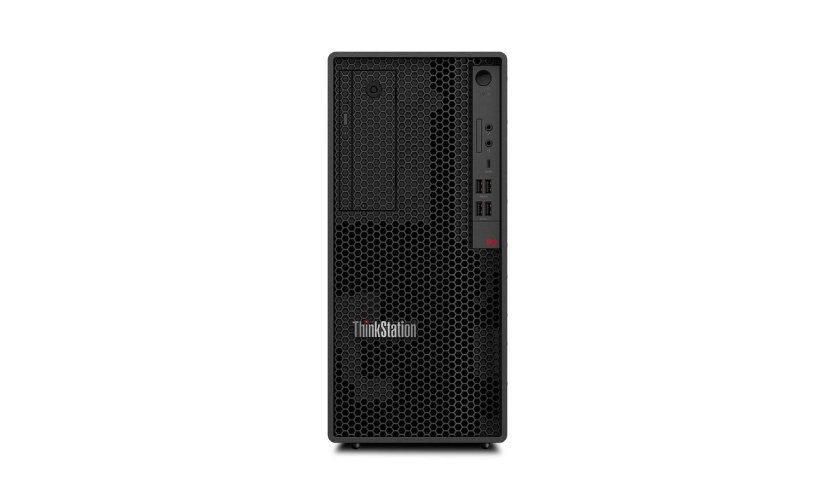 Lenovo ThinkStation P2 Tower Gen 2 Intel Core Ultra 7 265K 32 GB DDR5-SDRAM 512 GB SSD NVIDIA RTX 2000 Ada Windows 11 Pro Arbeitsstation Schwarz