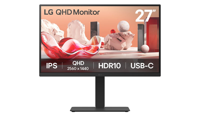 LG 27BA75QB-B.AEU Computerbildschirm 68,6 cm (27") 2560 x 1440 Pixel Wide Quad HD LED Schwarz