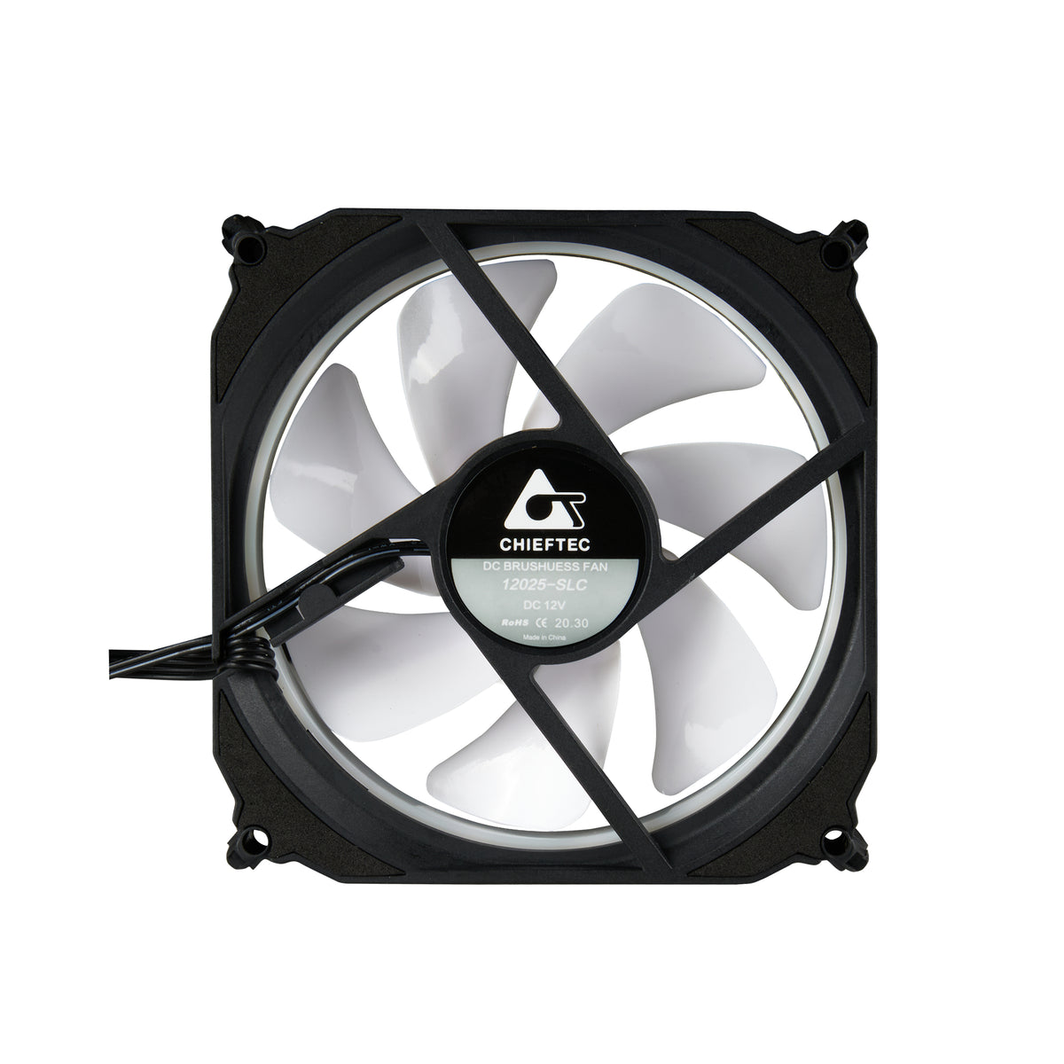 Chieftec CF-3012-RGB Computerkühlsystem Computergehäuse Ventilator 12 cm Schwarz