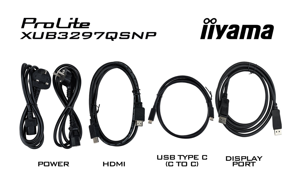 iiyama ProLite XUB3297QSNP-B1 Computerbildschirm 81,3 cm (32") 2560 x 1440 Pixel Quad HD LED Schwarz